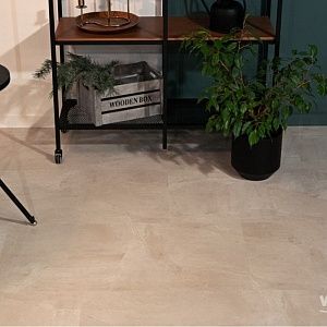 Плитка ПВХ CERAMO VINILAM STONE 6 мм 71615 Бетон Белый фото 3 | FLOORDEALER